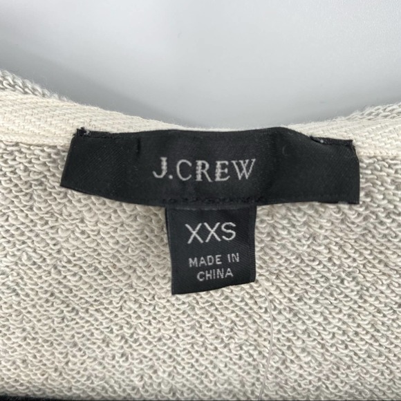 NEW J. Crew Garment Dyed V-Neck Hoodie Sweatshirt - Picture 7 of 13
